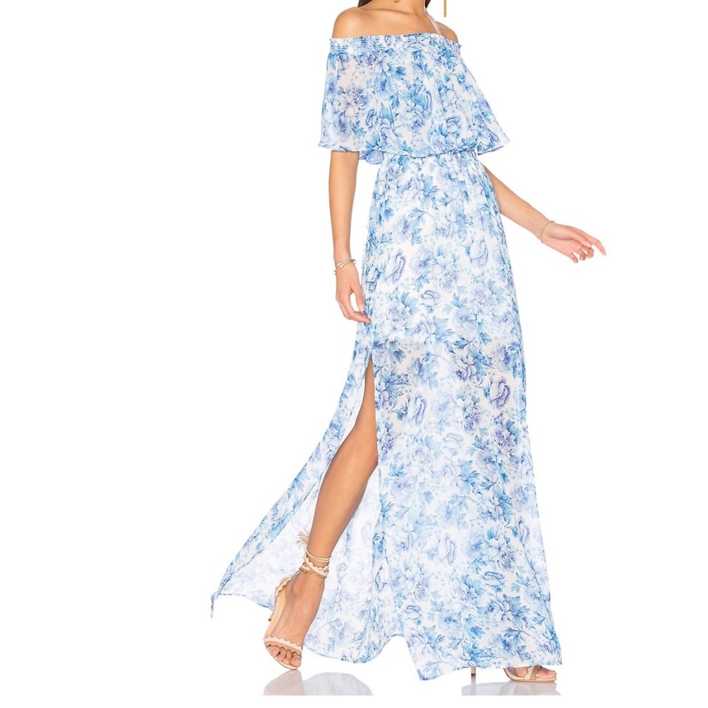 Hacienda Maxi Dress in Mama Blues